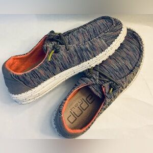 Hey Dude Wendy Sox Peacock Pink Slip On Casual Shoe Vibrant Multi Color WM SZ 8